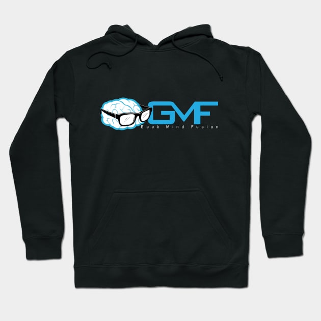 Geek Mind Fusion Logo Horizontal (Dark Colors) Hoodie by GeekMindFusion